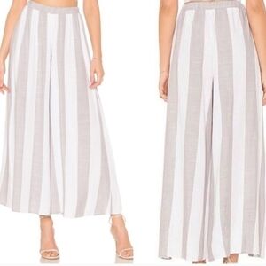 Show Me Your MuMu Striped High Waisted Wide-Leg Pants